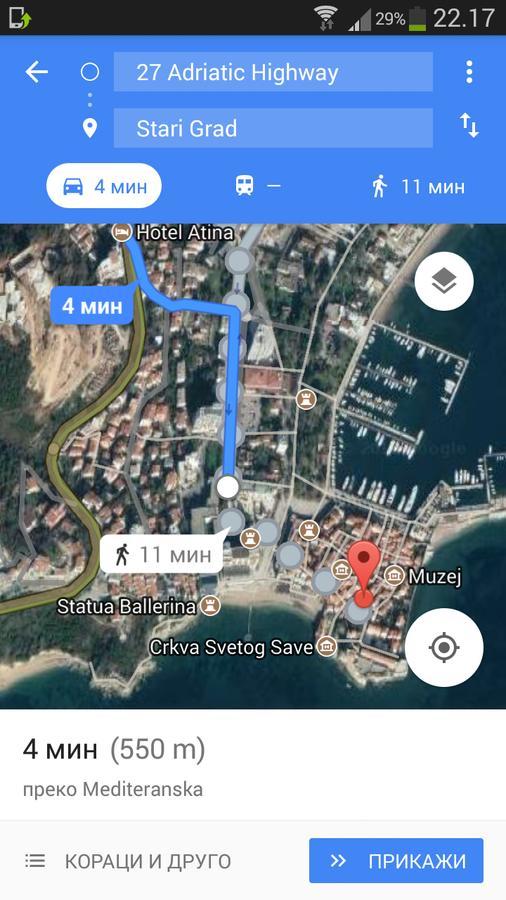 Iskra Appartement Budva Buitenkant foto
